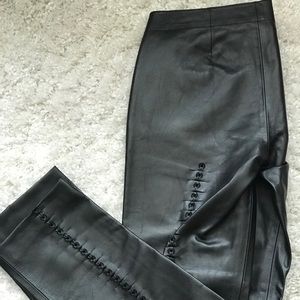 gucci leather pants womens